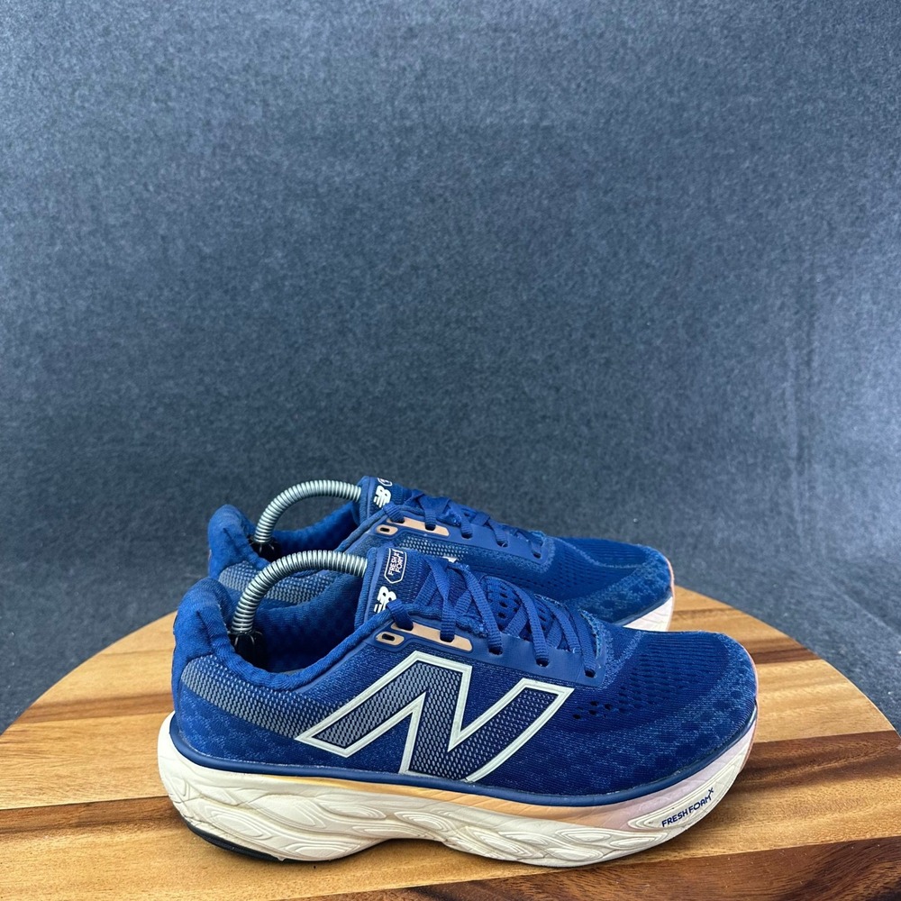 New Balance Fresh Foam X 1080v14 Womens Size 7 Blue Beige Running Shoes Sneakers